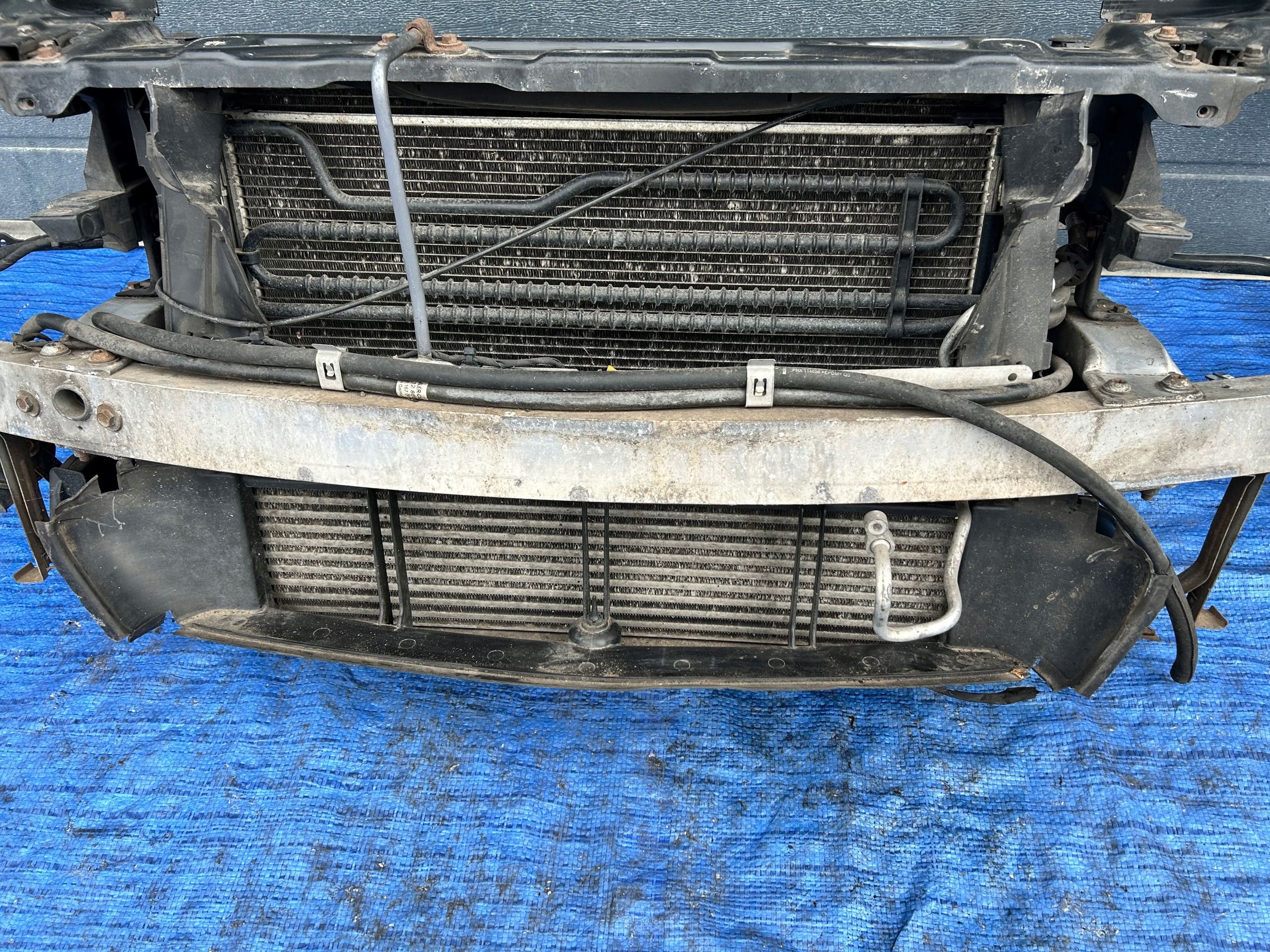 support panel for radiators radiator MERCEDES W212 2.2 CDI MANUAL