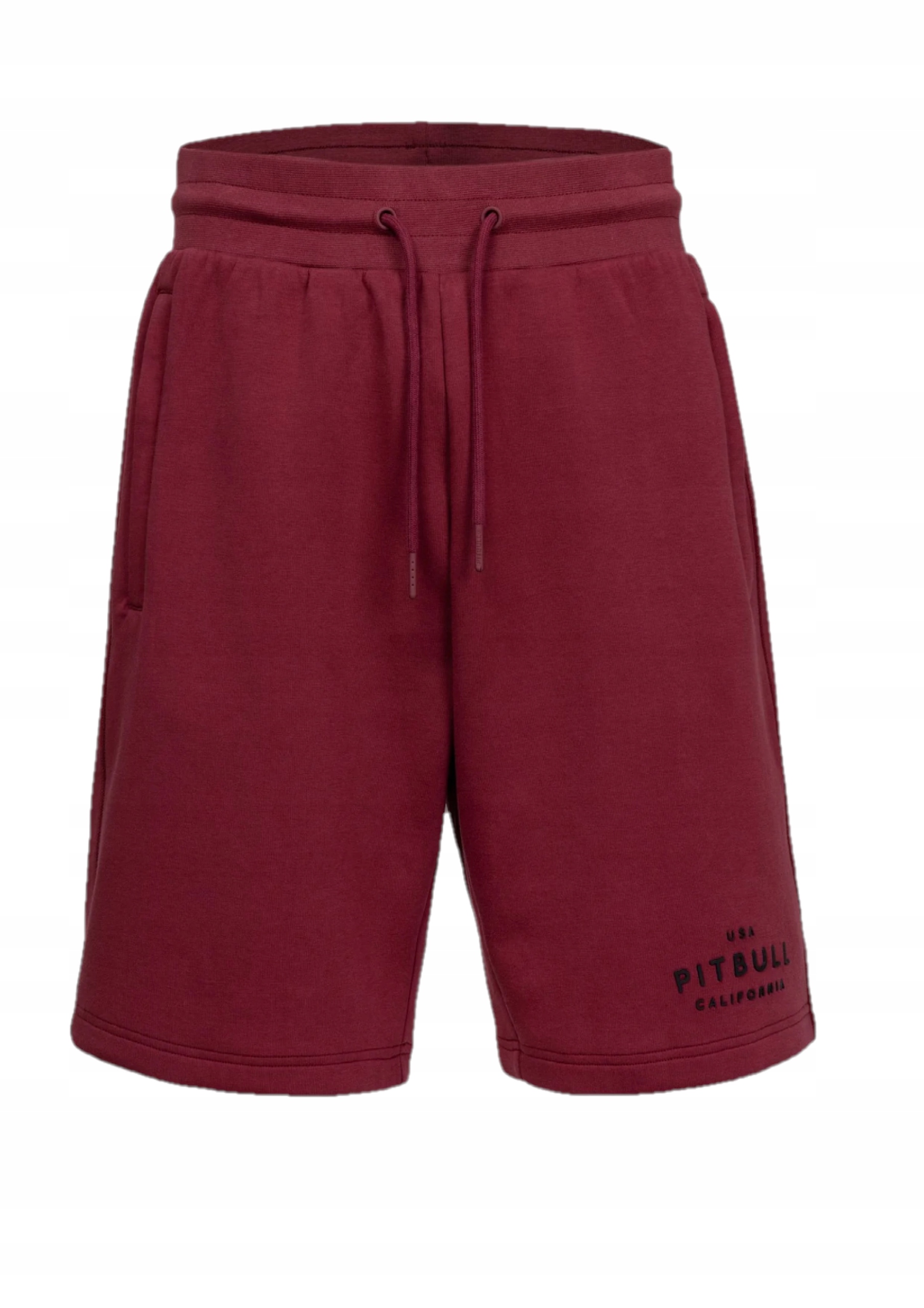 Pitbull West Coast Pánské Teplákové Kraťasy Sampson Burgundy M