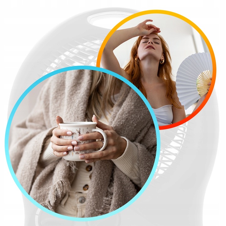 FARELKA GRZEJNIK ELEKTRYCZNY TERMOWENTYLATOR 2000W 3 POZIOMY Z TERMOSTATEM Model vo0280