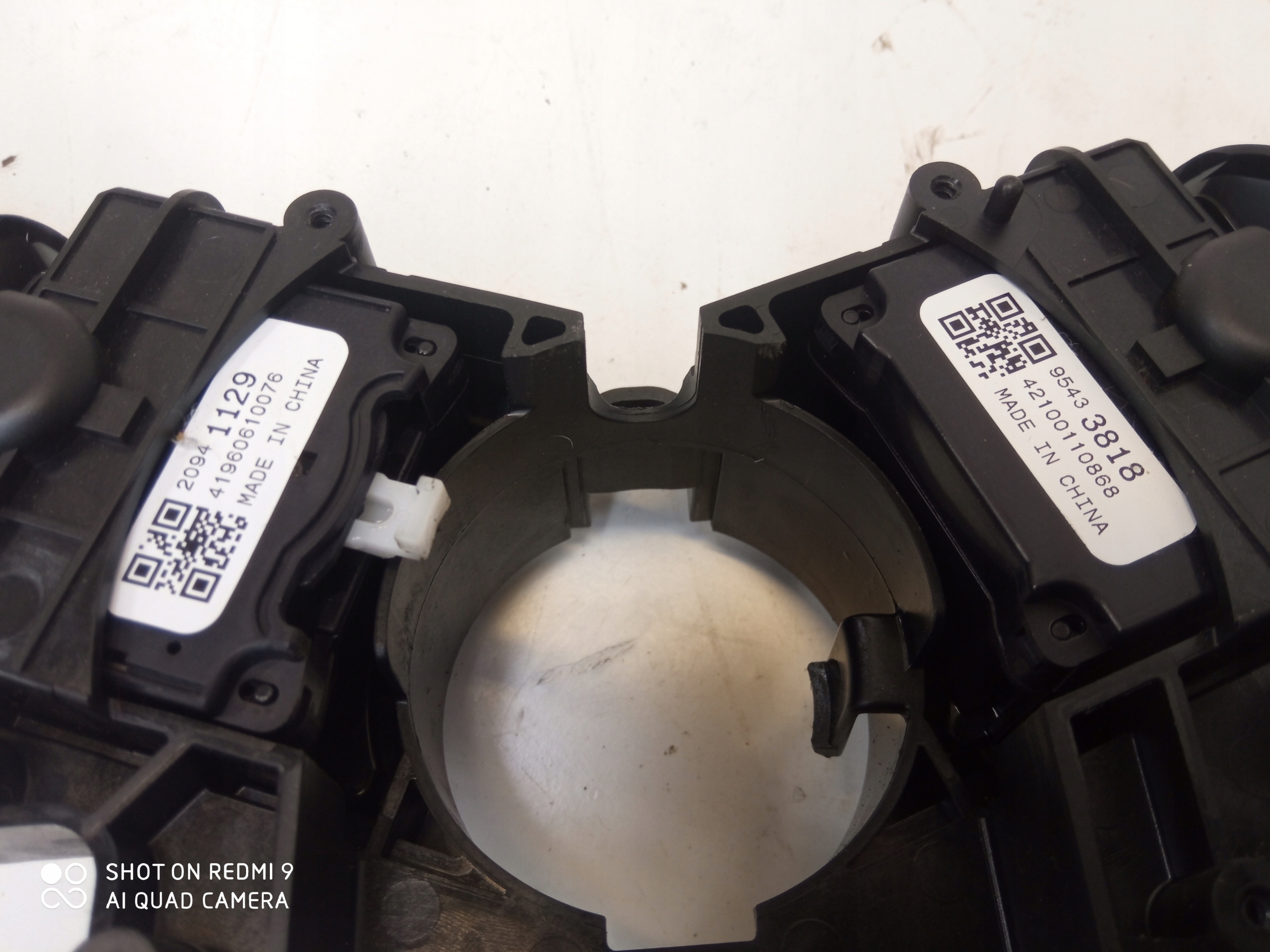 OPEL ZAFIRA C control MANETKA switch