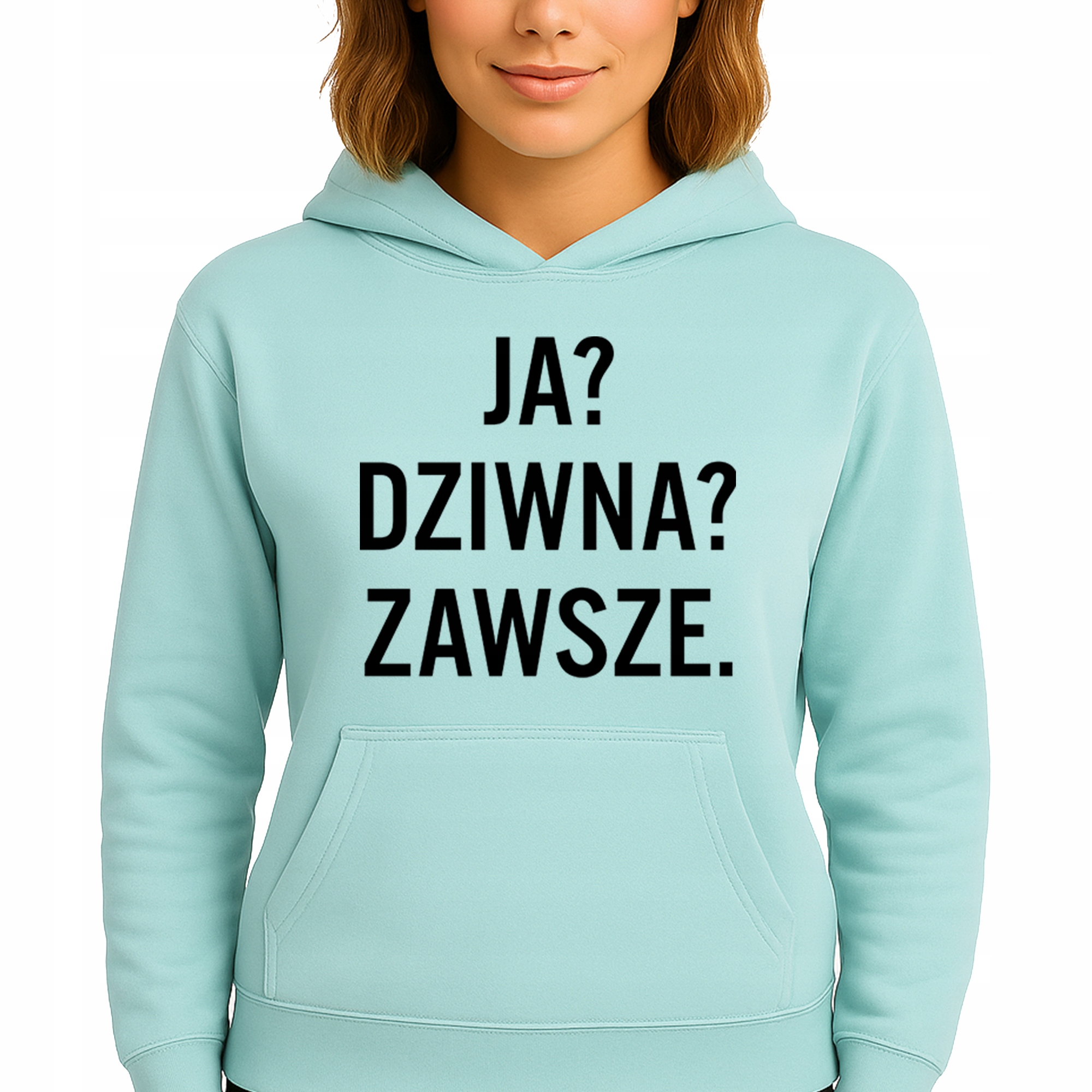 Mikina Mátová Hoodie S Kapucí Bavlněná Já? Divná? Vždycky M