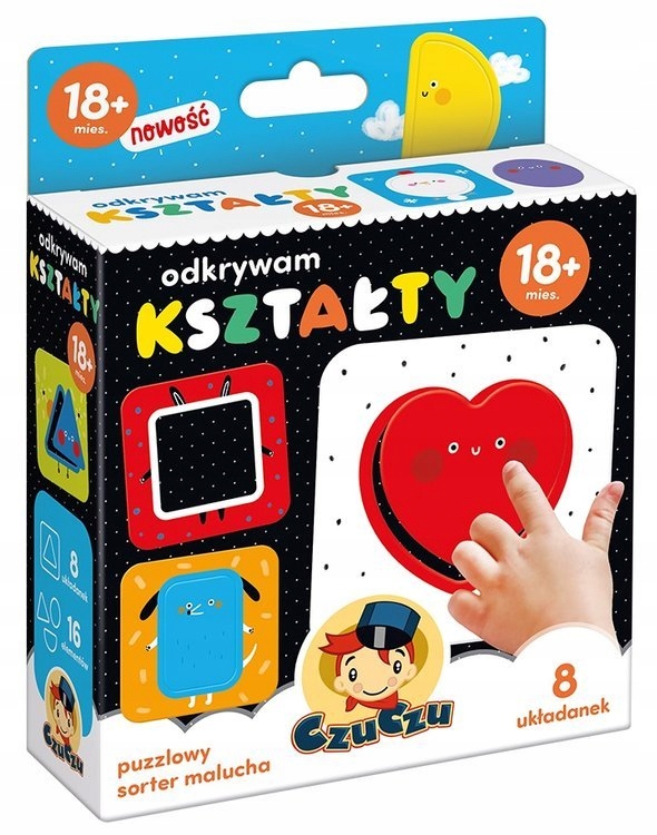 

Czu Czu Układanka Puzzle Odkrywam Kształty +18 Msc