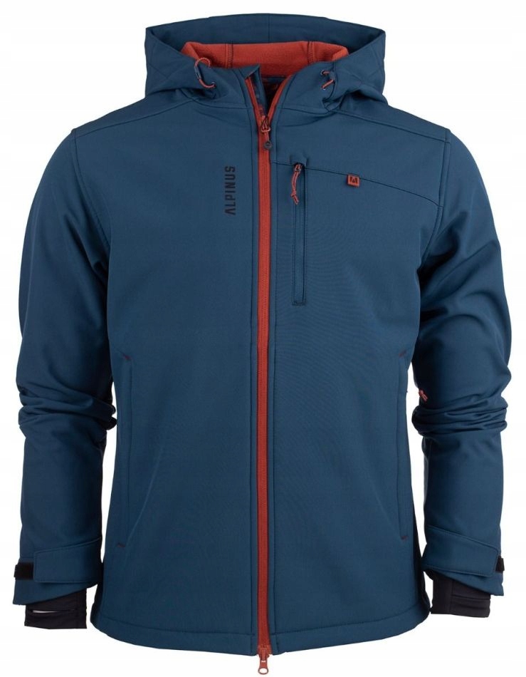 Alpinus Kurtka męska Softshell Aso Hydrotex z kapturem rozmiar M
