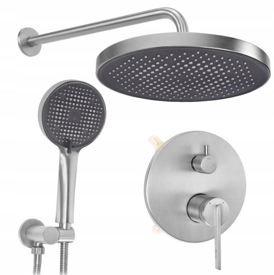 Sada Natry Podt Grace JS-H7038N Niklový Kartáč