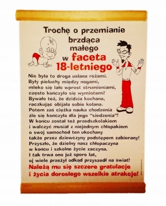 

Wyjątkowy na 18 urodziny dla Chłopaka syna