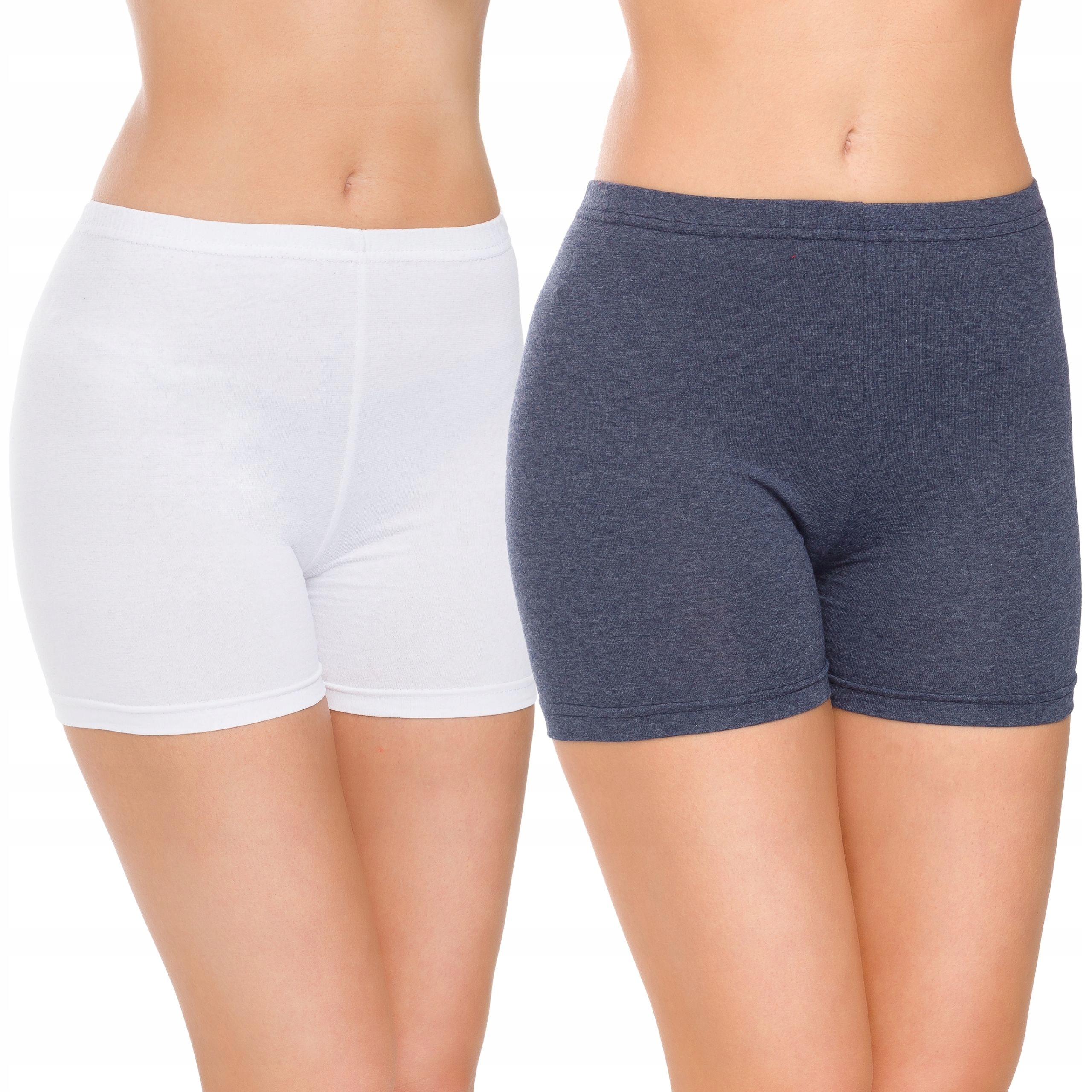 

Dwupak Damskich Bawełnianych Szortów Legginsy M