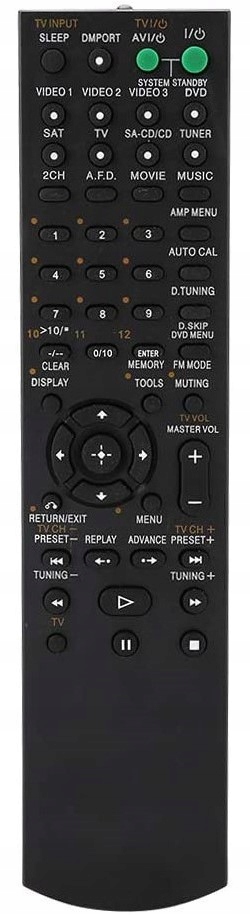PILOT DO SONY STR-DH500 STR-DG720 STRKS2000 HQ Kolor dominujący czarny