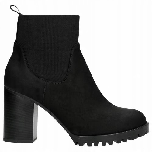 

Buty Wojas Botki damskie skóra czarne r. 40