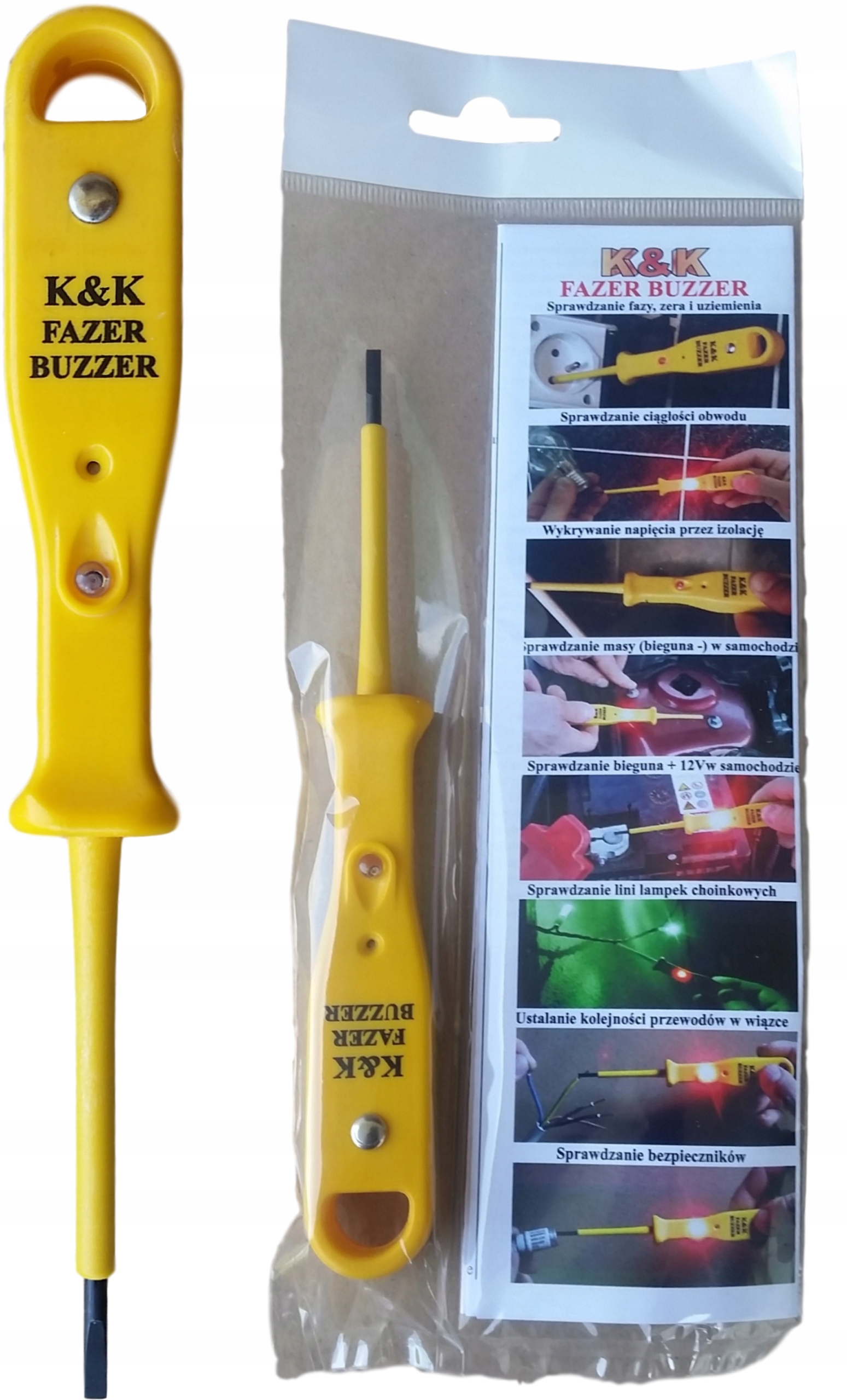 

Fazer Tester Napięcia Detektor Próbnik Uniwersalny