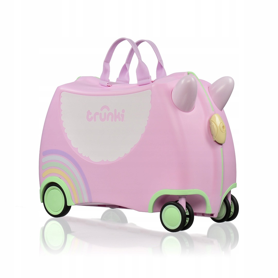 Trunki Dětský kufr odrážedlo Glide 360° Jednorožec Una 17,6 l