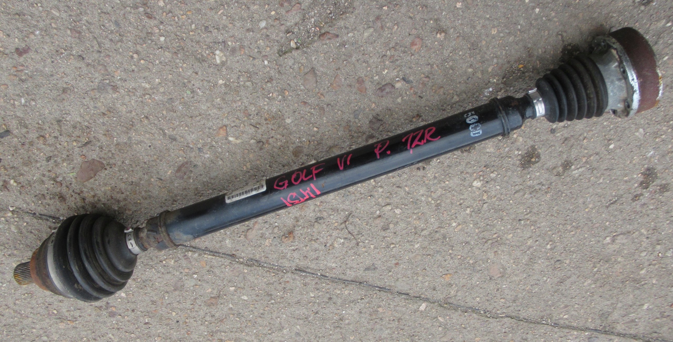 VW GOLF VI 1.4 TSI 12R semi-axis right front