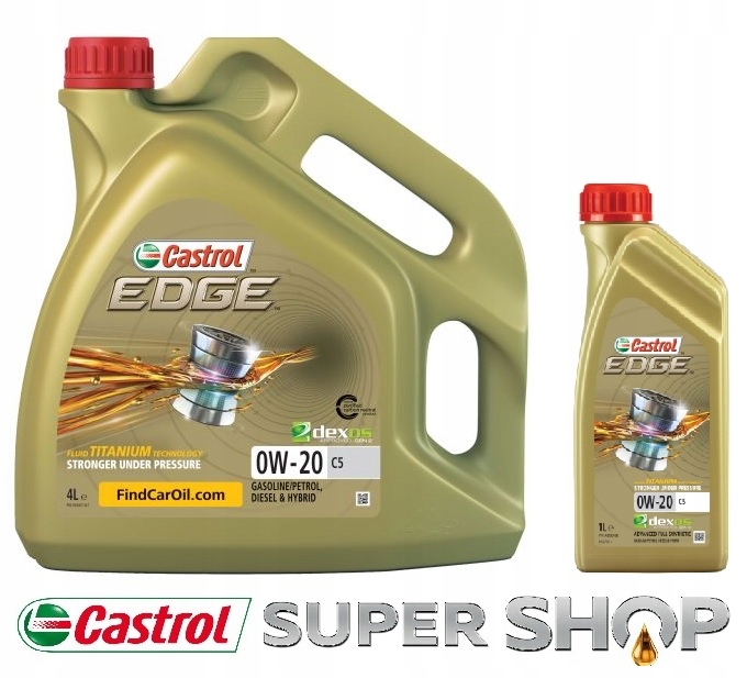 

Olej Castrol Edge 0W20 5L C5 Dexos 1 Castrol Shop