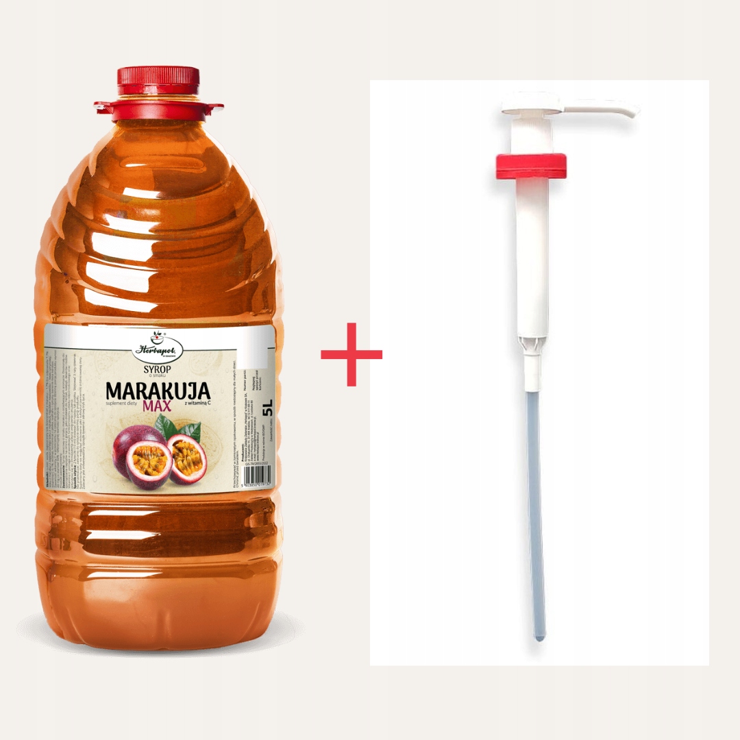 Syrop Marakuja 5l Herbapol z Pompką
