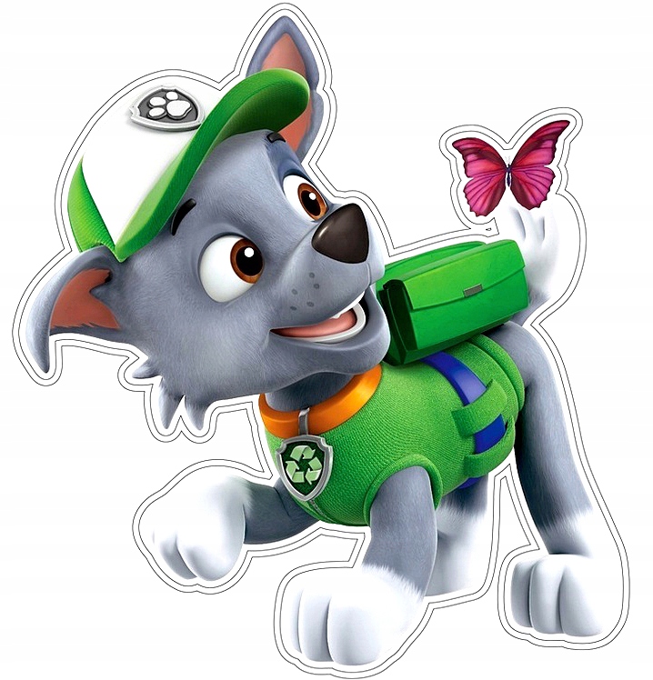 

Piankowa Naklejka Na Ścianę Psi Patrol Rocky