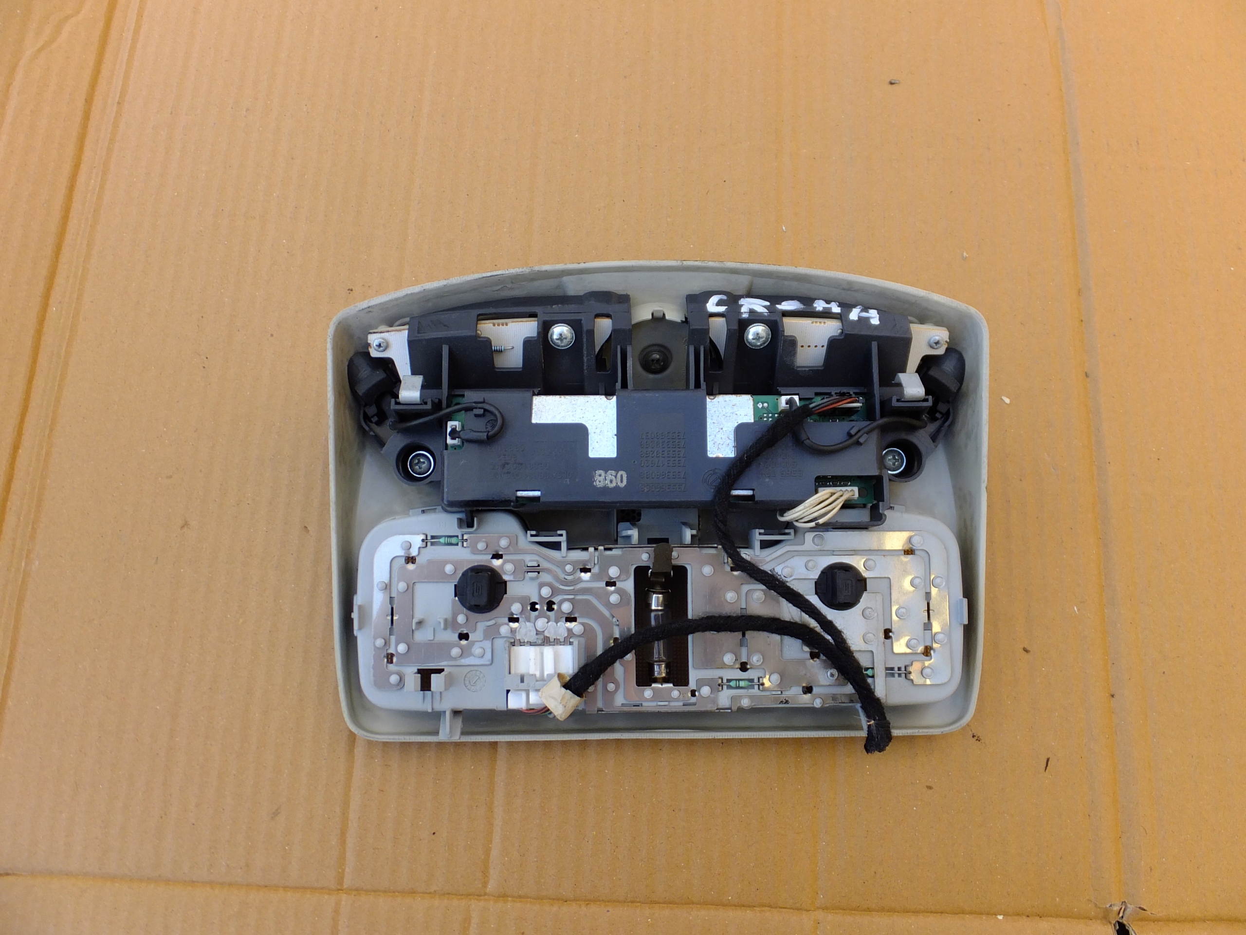 light lighting cabs fiat croma II lift 2009r