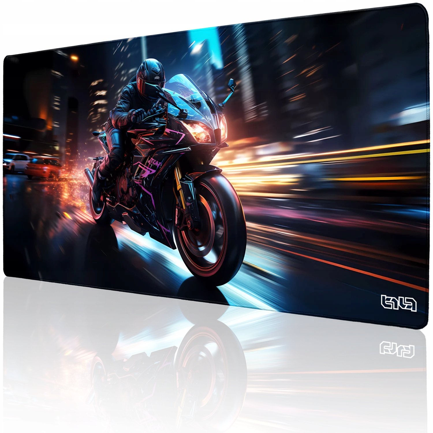 Podkładka Pod Mysz Gamingowa Neonowy Jednoślad 100x50 Tilt Gamingowa