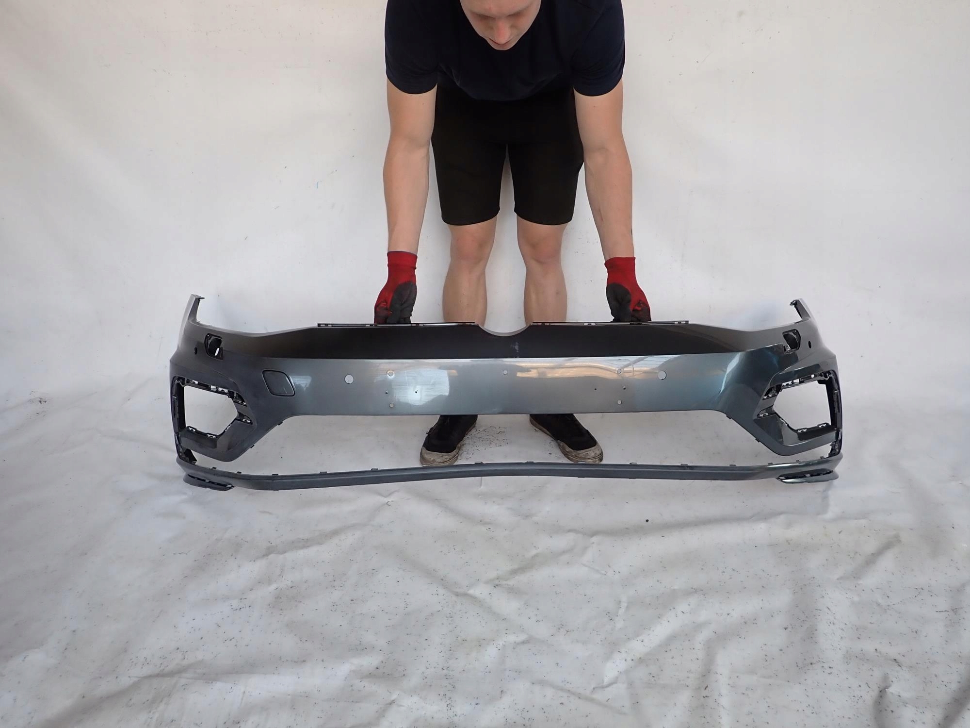 VW GOLF VII 7 R-LINE LIFT 16-20 bumper front front washer PDC