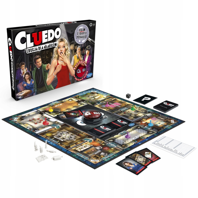 

Hasbro Gra Cluedo Edycja Dla Kłamców Polska E9779
