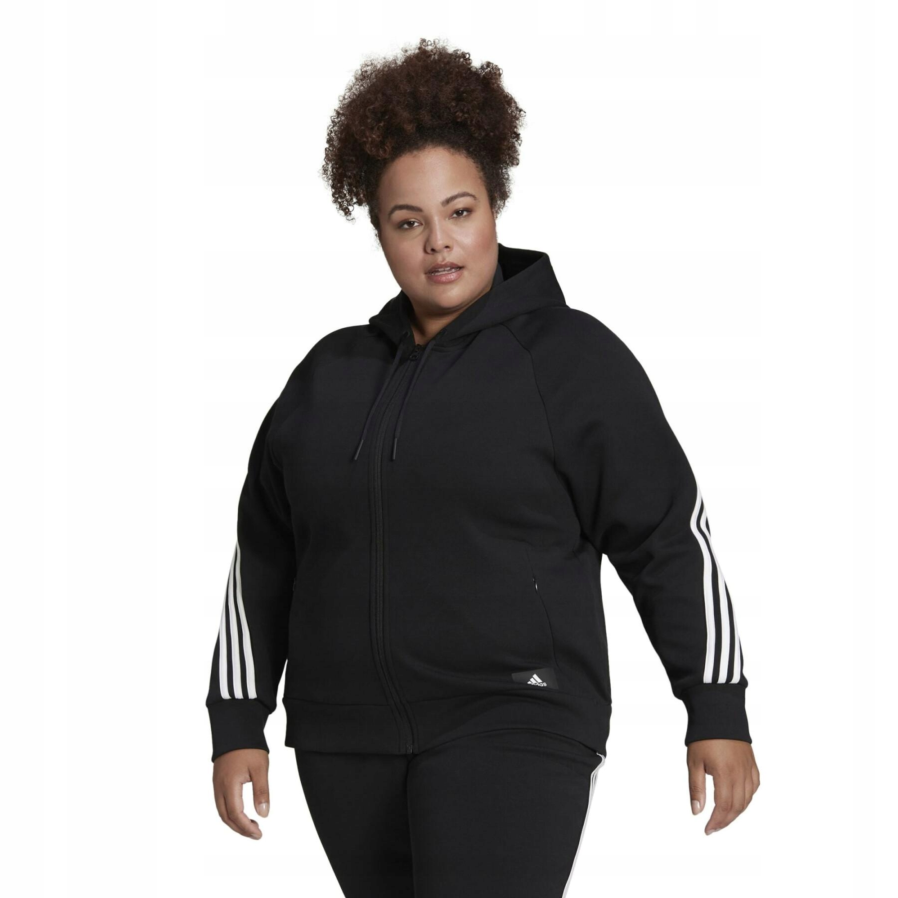 Bluza damska Adidas 3-Stripes Track Jacket Future Icons Plus Size HD1307