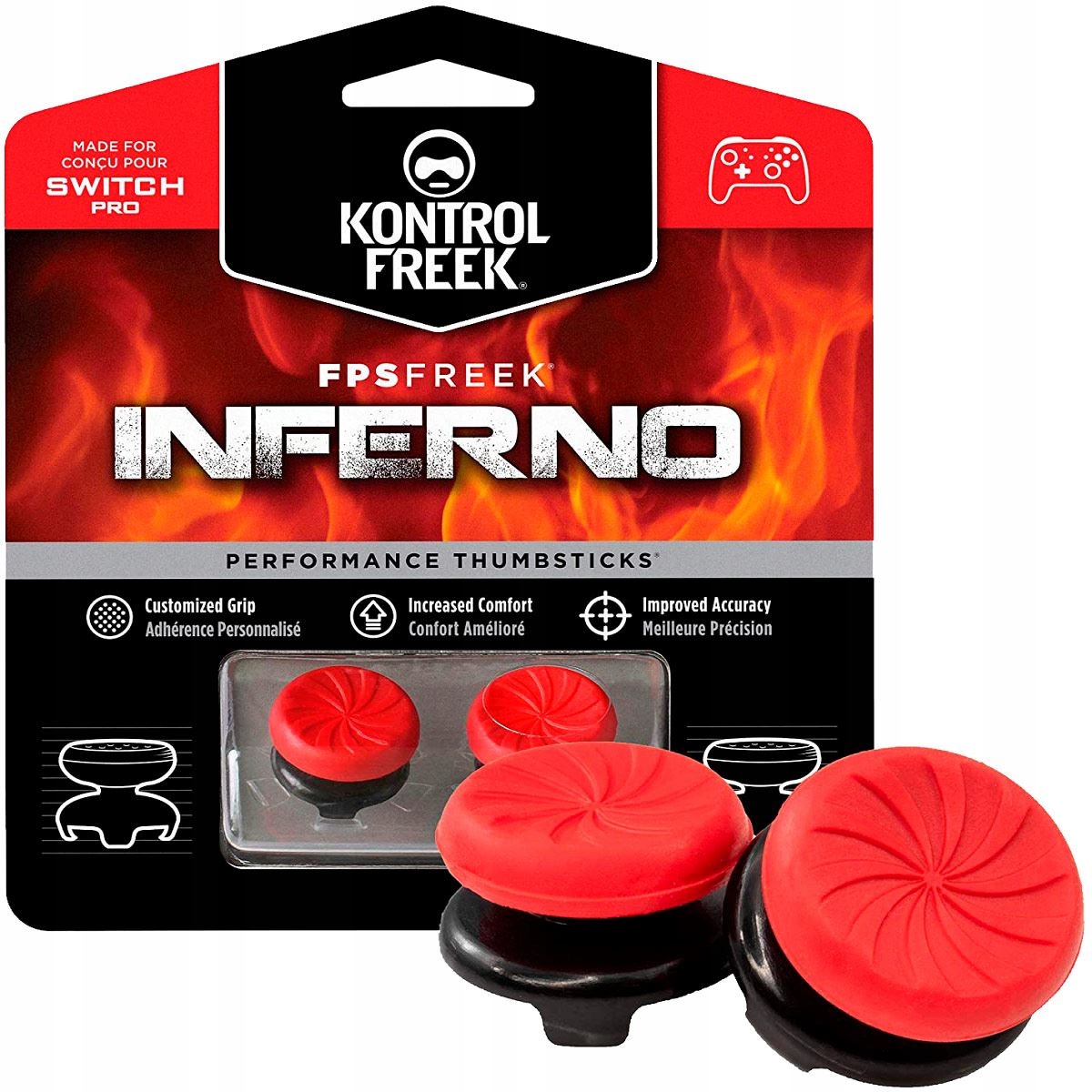 Nakładki na gałki analogowe KontrolFreek Fps Inferno Nintendo Pro