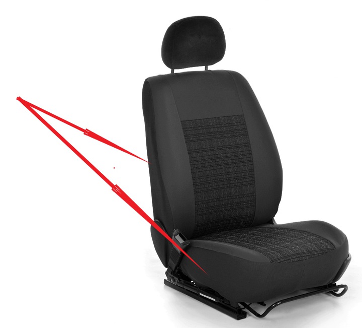 Pokrowce OPEL VIVARO RENAULT TRAFIC 8 OSÓB Typ pokrowiec