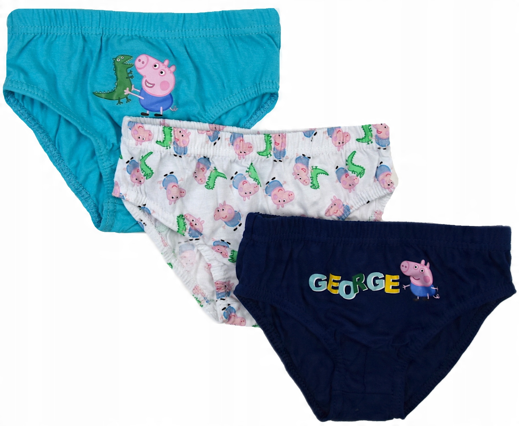 

3-PACK Majtki Świnka Peppa Slipy Chłopięce 104/110