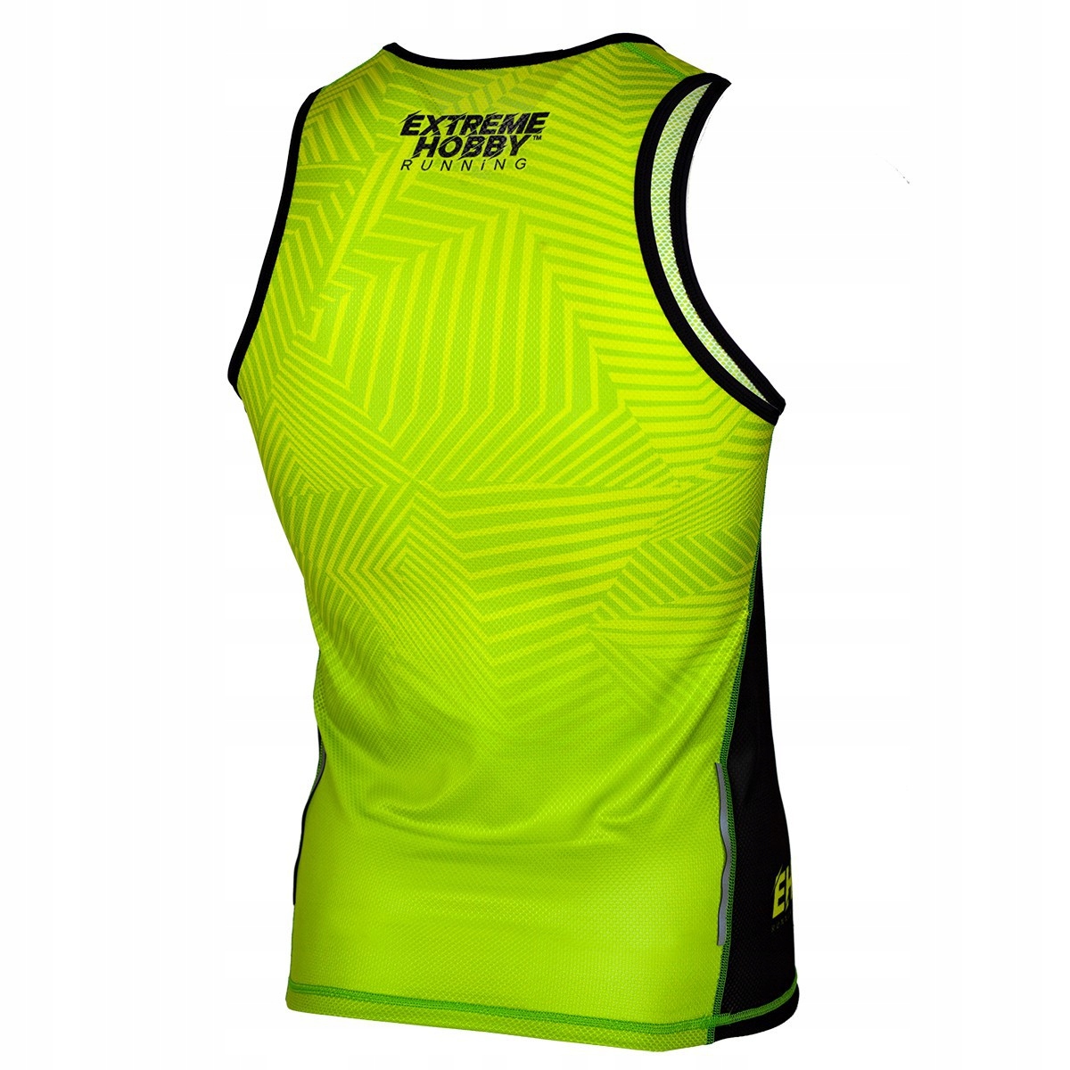 Tank top biegowy męski CALEIDOSCOPE LIMONKA M Rękaw bez rękawów