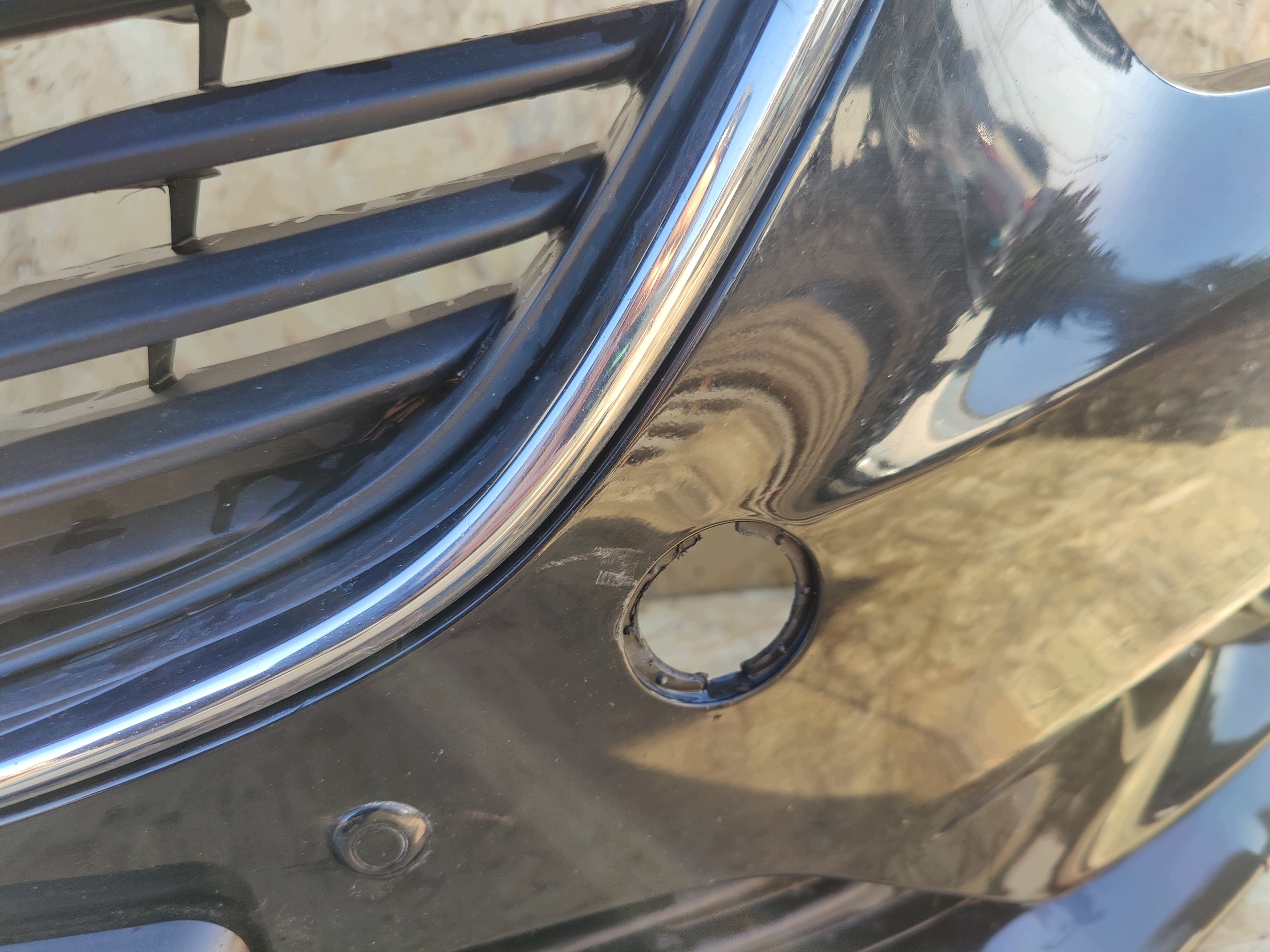 MAZDA 6 GJ LIFT bumper front front complete black PDC