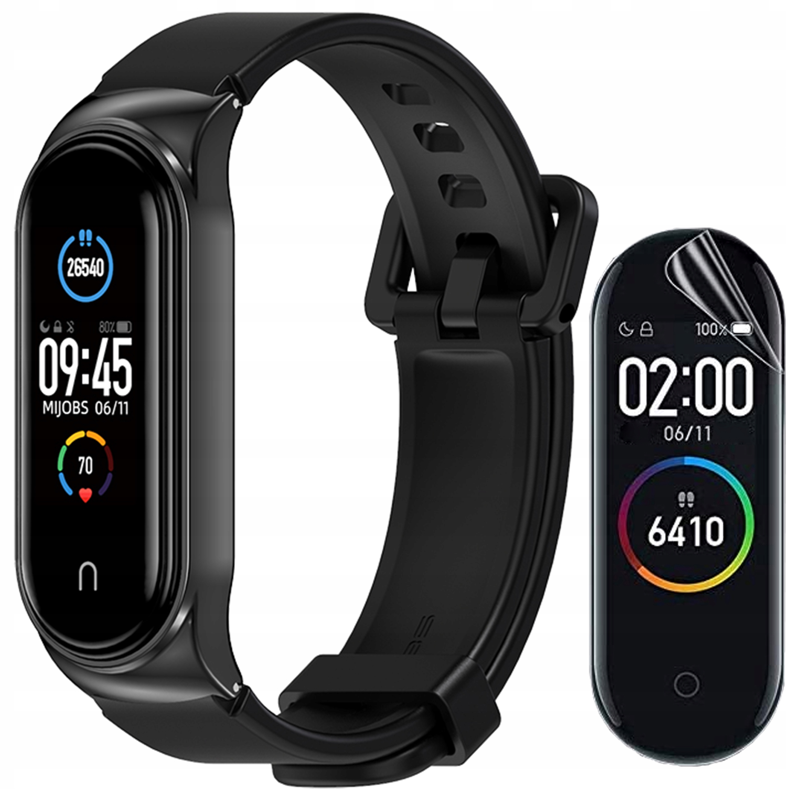 PASEK OPASKA do Xiaomi Mi Band 3 / 4 / 5/ 6 +FOLIA Producent TX1