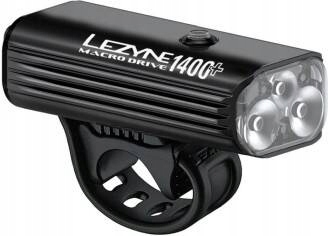 Lezyne přední světlo Macro Drive 1400+ černá Usb C přední světlo 2025
