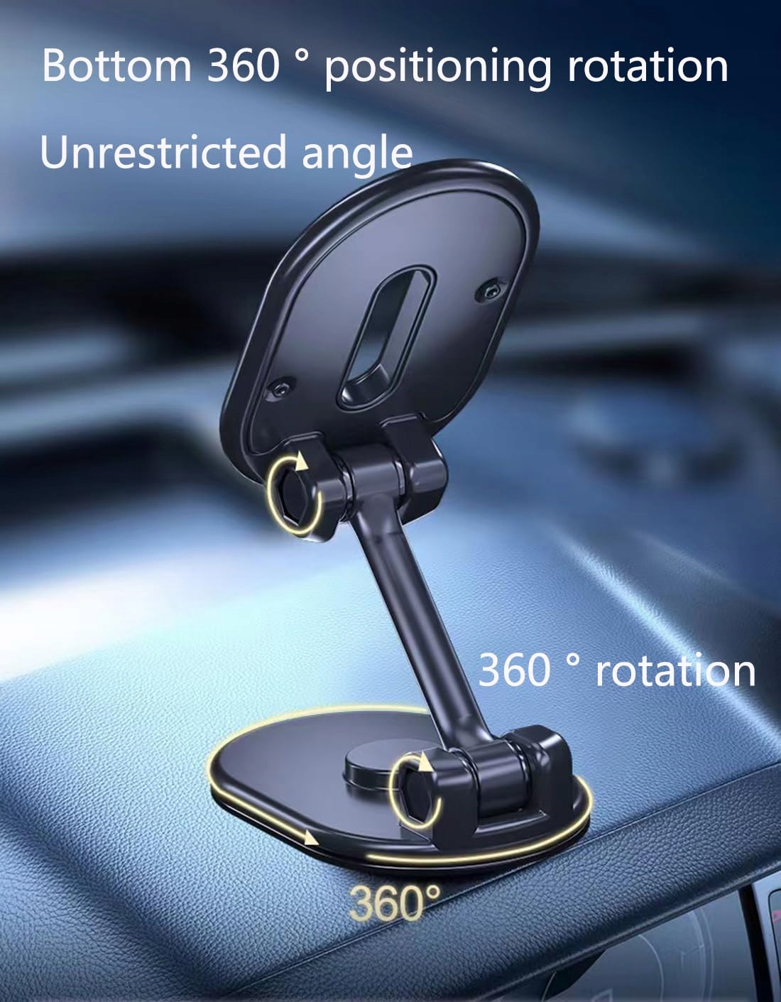 JXBCGAL Magnetyczny Uchwyt Samochodowy 360° do iPhone Androids — miniatura 2