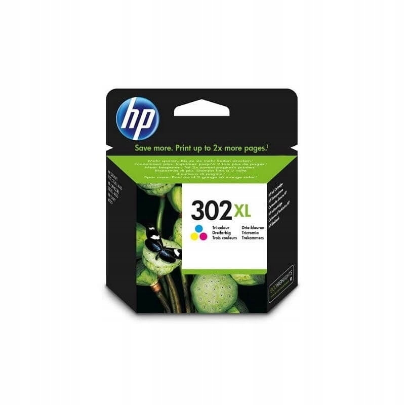 Inkoust Hp 302XL F6U67AE 6 ml Cmy Originál 2130 3630 3634 3639 4511 4512 4524