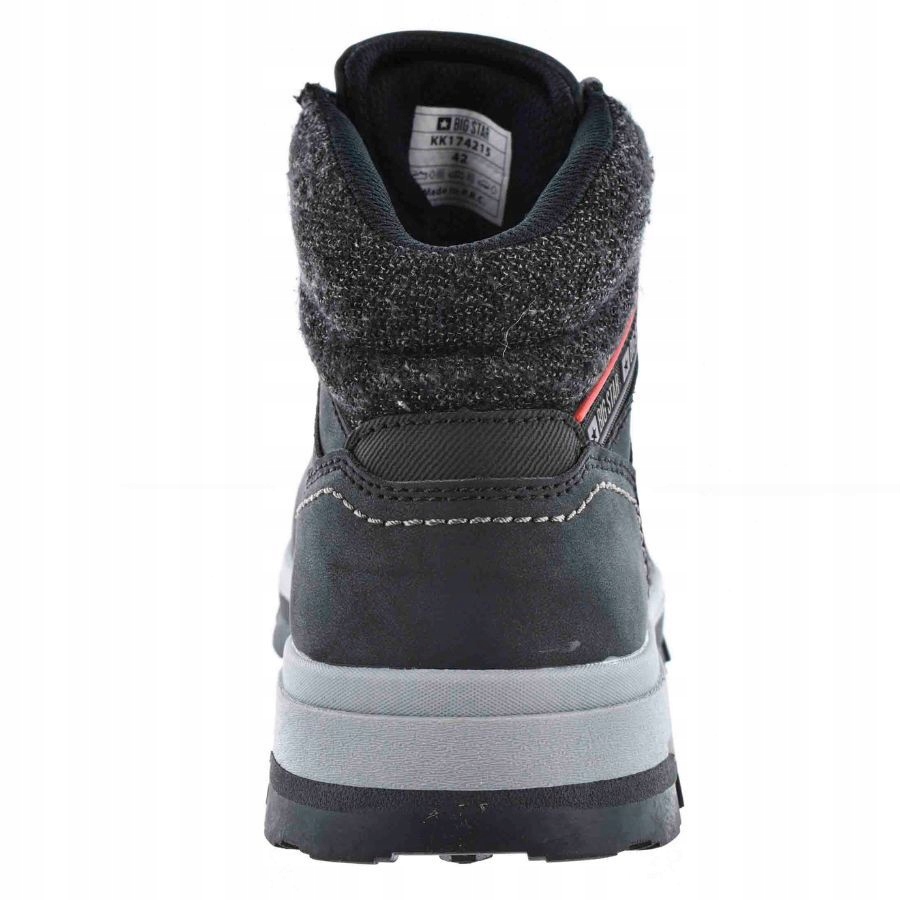 BUTY MĘSKIE BIG STAR TREKKINGOWE TRAPERY ZIMOWE Długość wkładki 28 cm