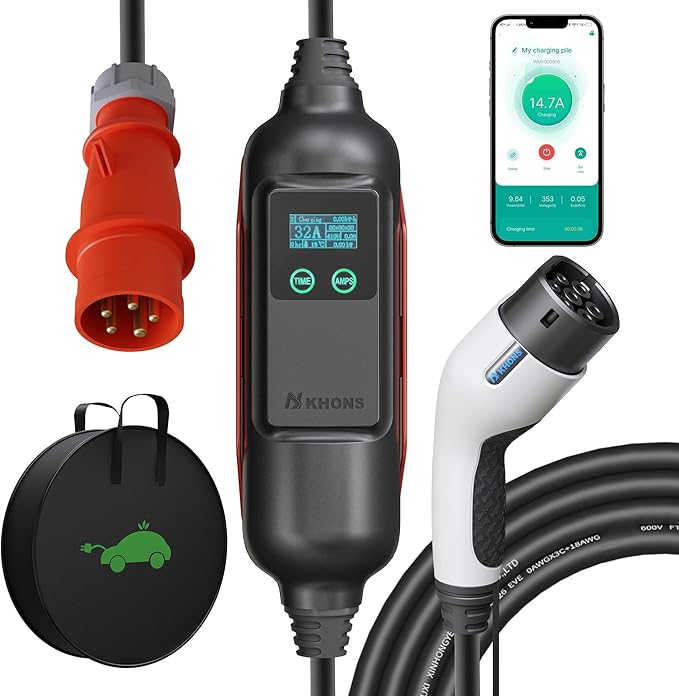 Nabíjačka K.h.o.n.s. Typ 2 22kw 3-fázová 5M