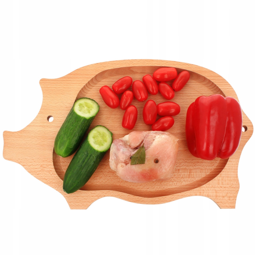 DESKA DREWNIANA TACA KORYTKO DREWNIANE ŚWINKA ;)