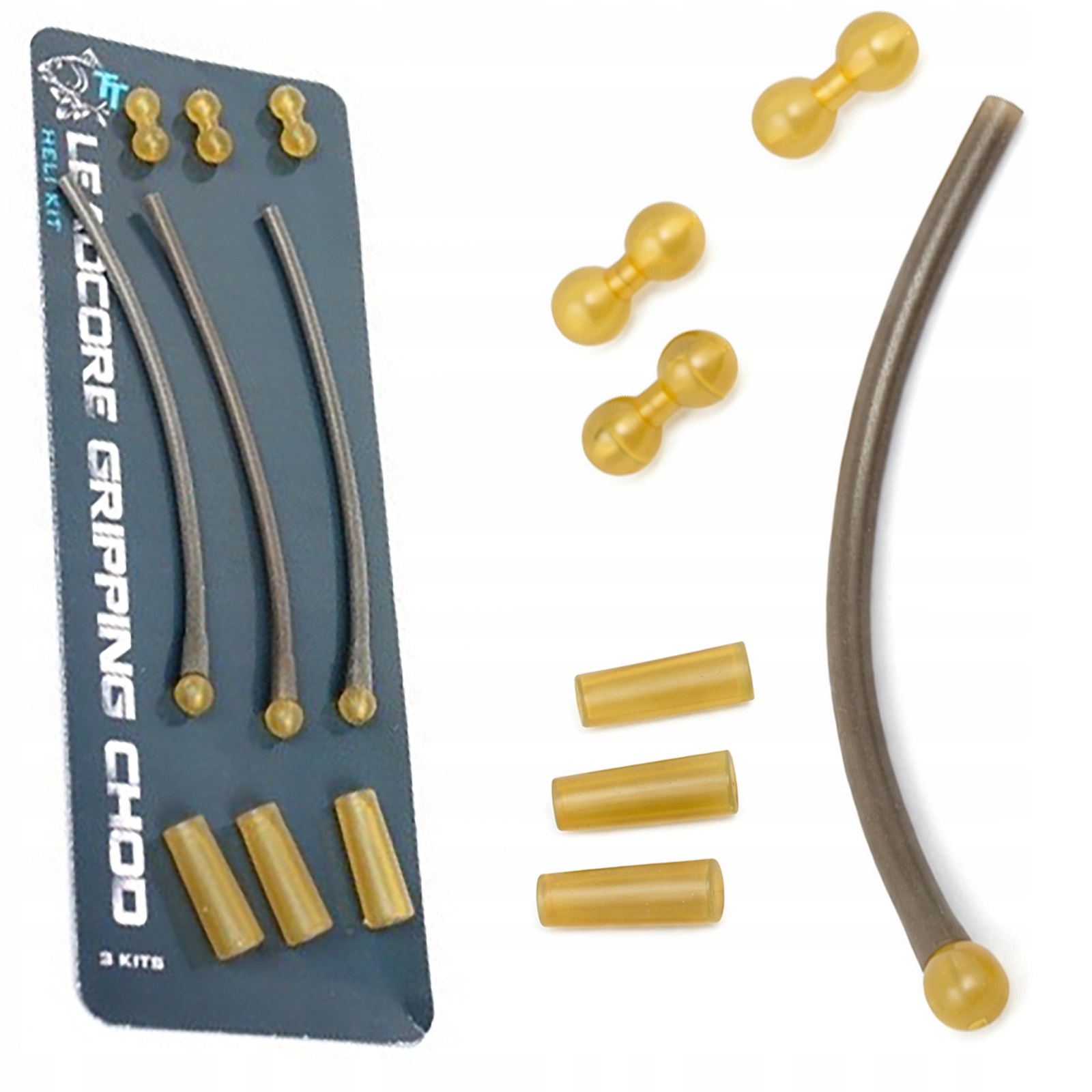 Zestaw Wędkarski Karpiowy Helikopterowy Sliding Chod Bead Heli Kit Nash