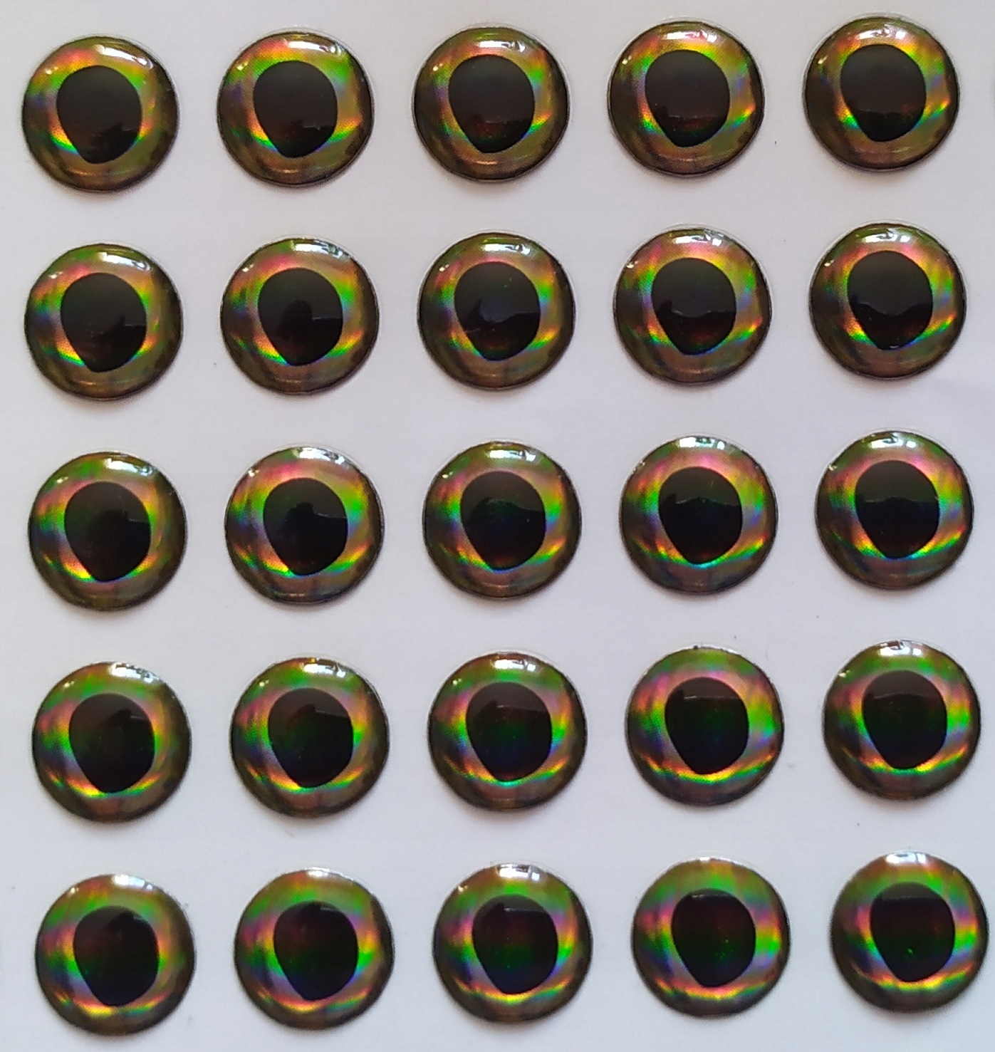 

Oczy 3D 10 mm Realistic Gold 10-sztuk
