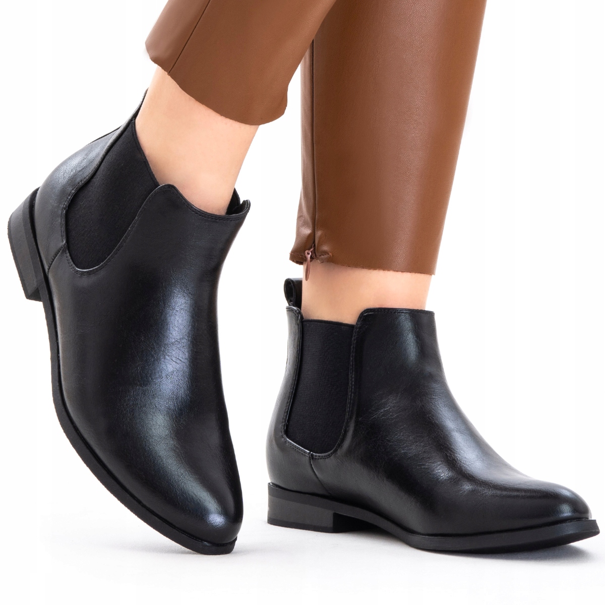 

Botki sztyblety lekkie wsuwane wygodne Wojtyłko