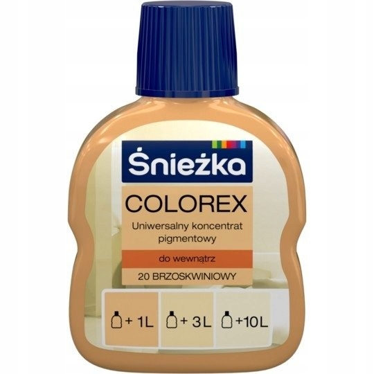 

Śnieżka Pigment Colorex 100ml Brzoskwiniowy 20