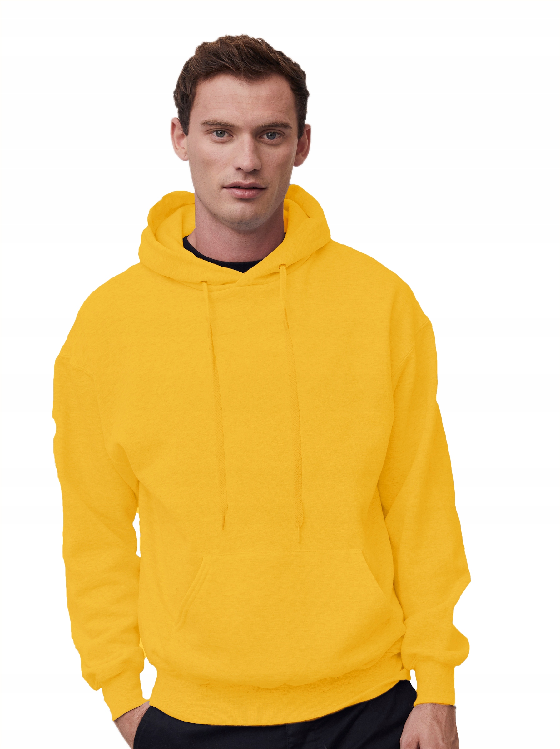 

Bluza z kapturem męska Fruit Classic, c.żółty L