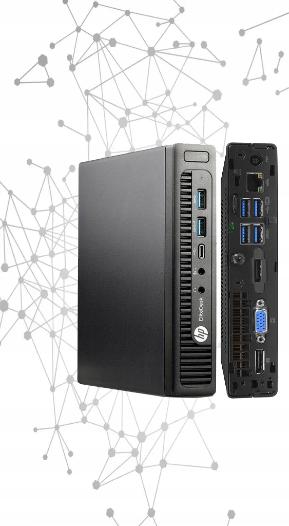 HP 800 G2 Mini W11Pro i5-6500 16GB 256GB SSD NVMe DP Poleasingowy Do Firmy Seria Intel Core i5
