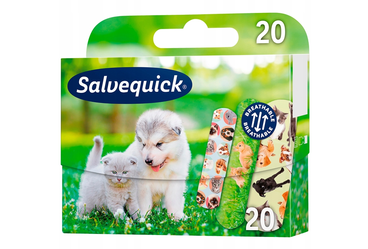 

Salvequick Animal Planet plastry dla dzieci, 20szt