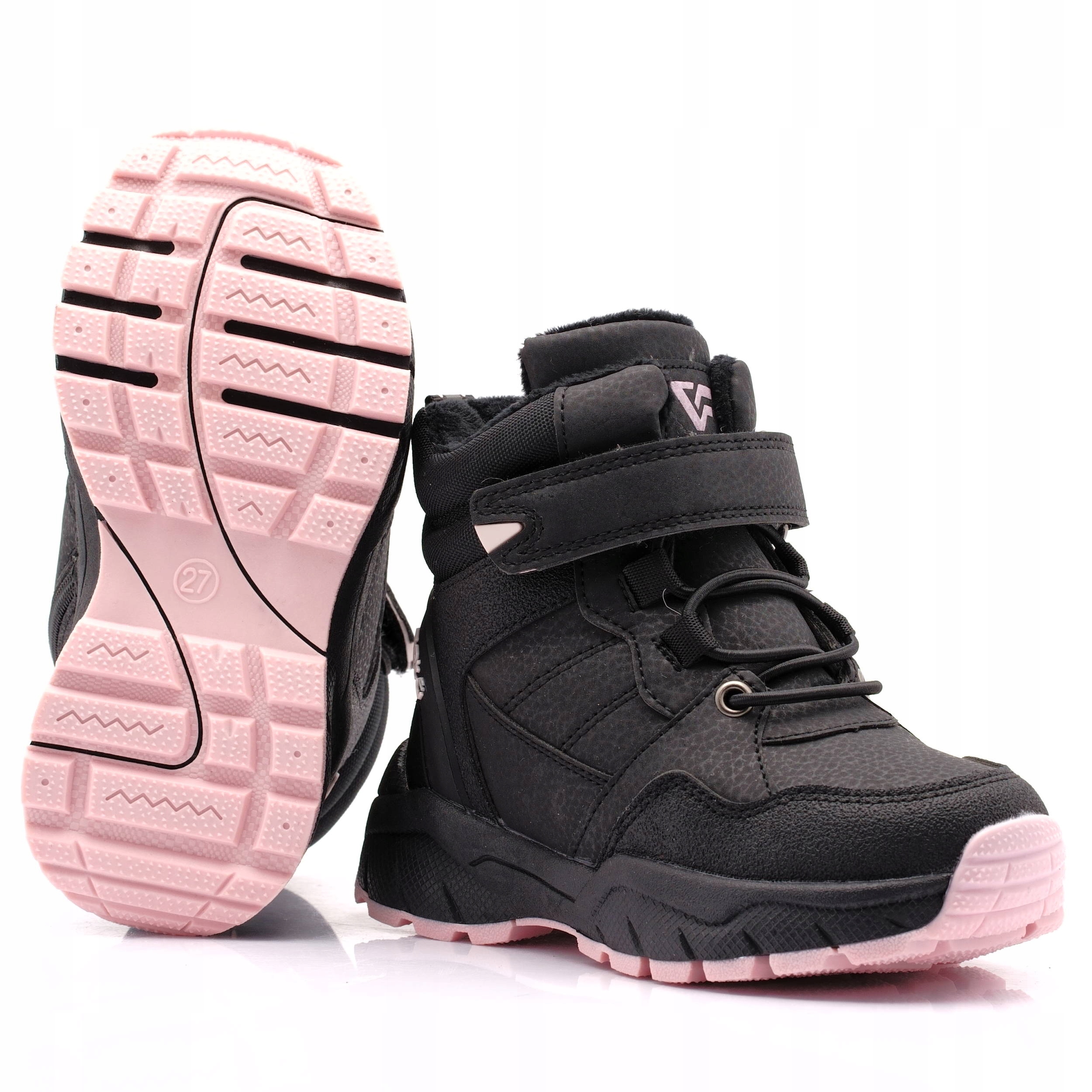 BUTY ZIMOWE DZIEWCZĘCE ŚNIEGOWCE GETO 125 27 Kod producenta A-125 BLACK