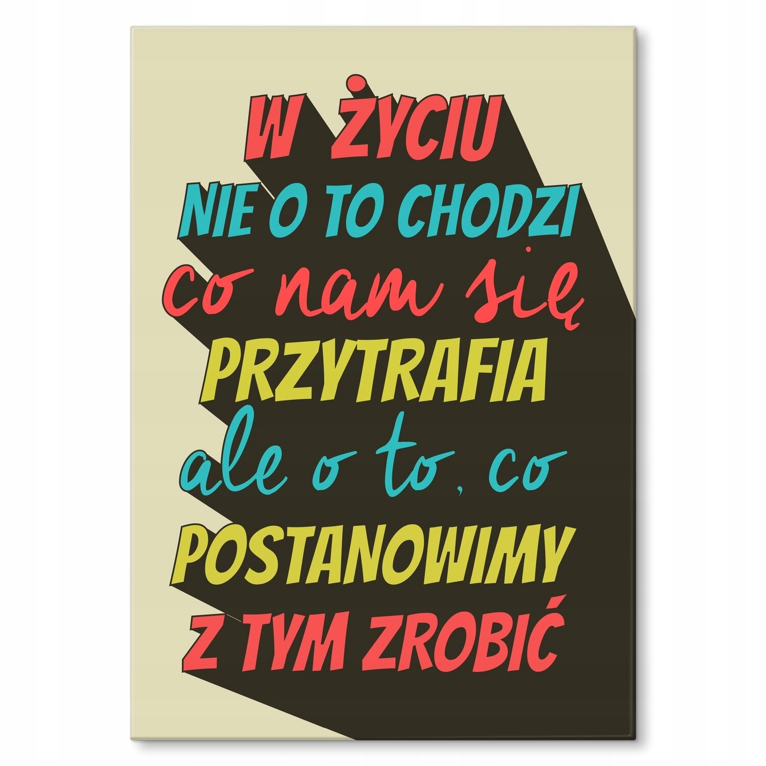 Kovový plakát není o Dárek 42 x 59 cm