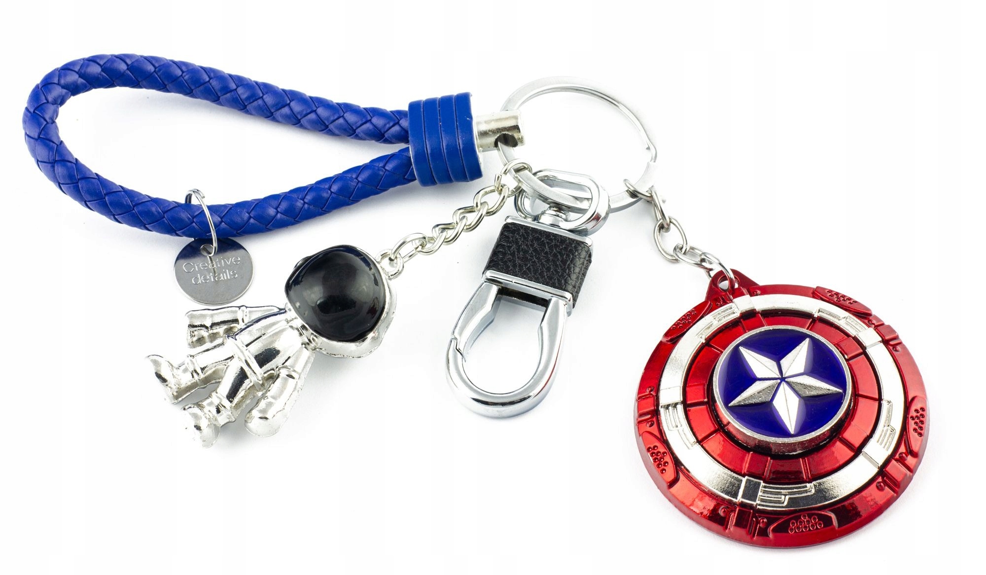 

Brelok Kapitan Ameryka Breloczek Zawieszka Marvel