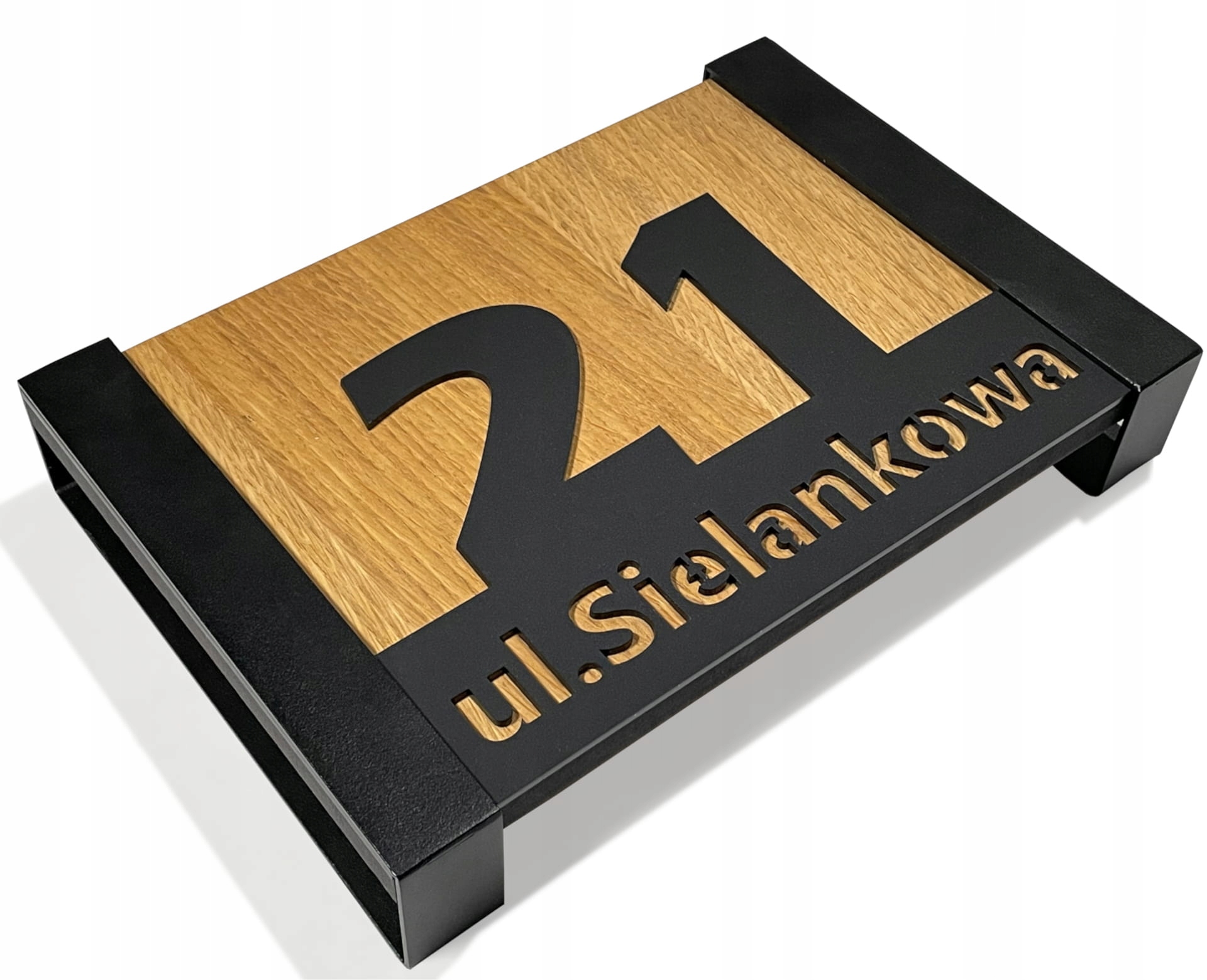 Adresní tabulka cedulka s číslem domu na dům Loft dřevěná 20x30