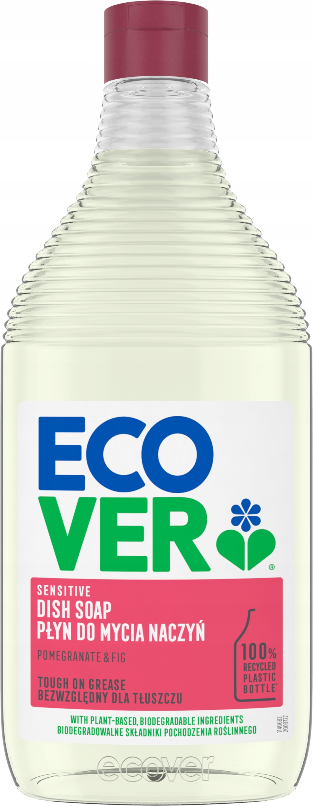6X Ecover Tekutý prostředek na mytí nádobí Pomegranate & Fig 450 ml