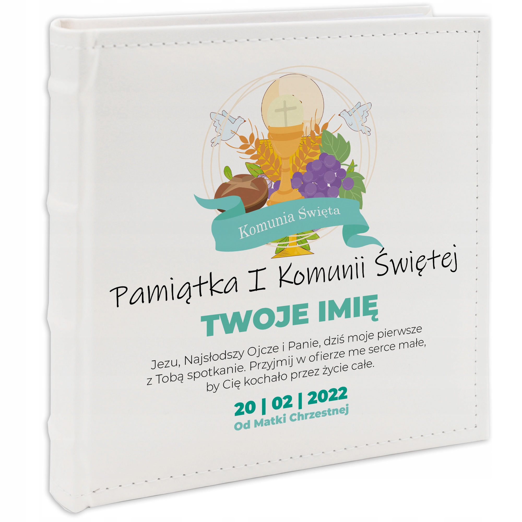

Album Na Pierwszą Komunię Świętą Od Chrzestnej Wz