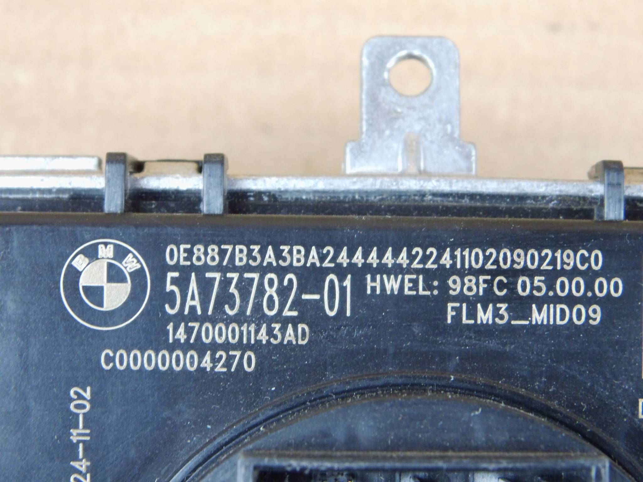 BMW 5 G60 G61 control unit control unit module of the lights LED 5A73782