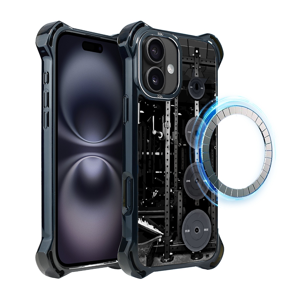 Pouzdro pro iPhone 16 Ibizu DropGuard Ultra s MagSafe, Železná stanice